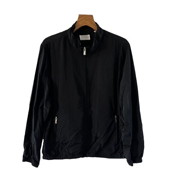 JB Workshop Los Angeles Men's Zip Up Windbreaker Jacket In Black Size XL - Picture 1 of 2